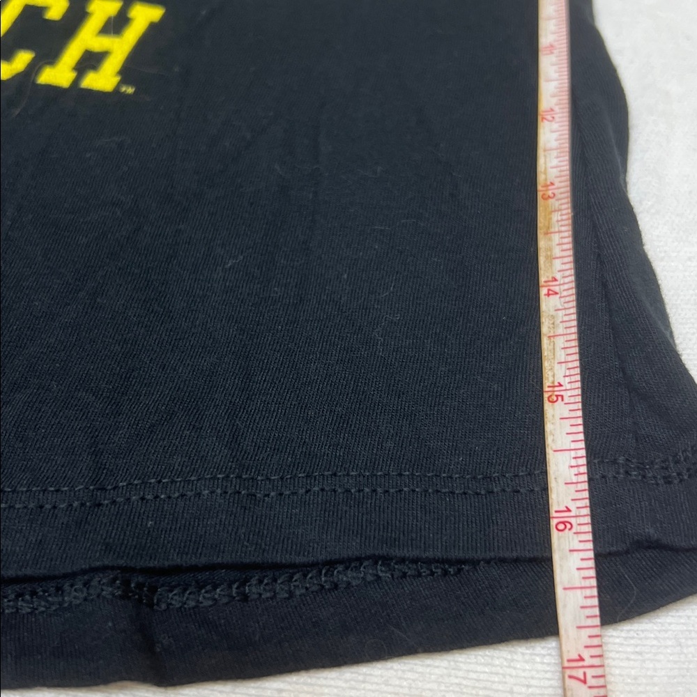 Black Hufflepuff Quidditch Tank Top Sz M - Picture 4 of 6
